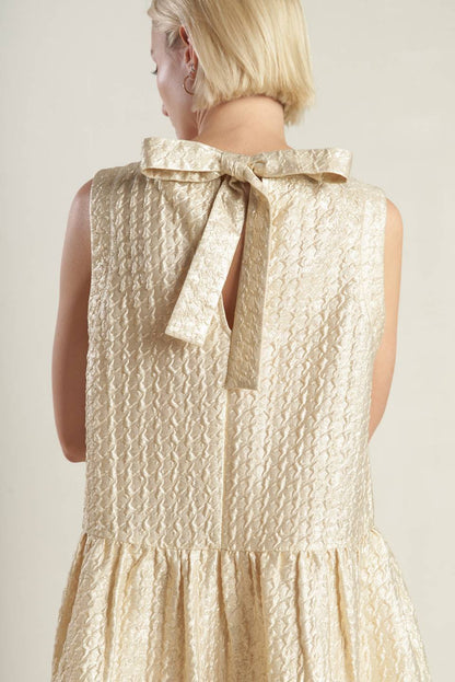 HORIZON HIDEAWAY WOVEN MINI DRESS