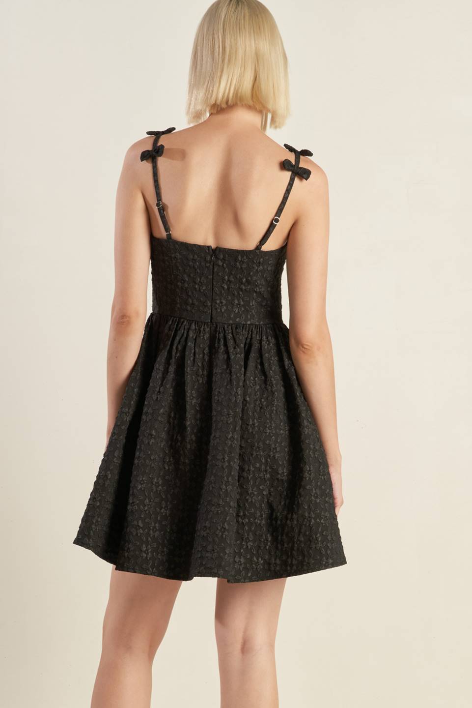 COVETED SWEETNESS WOVEN LACE MIDI DRESS