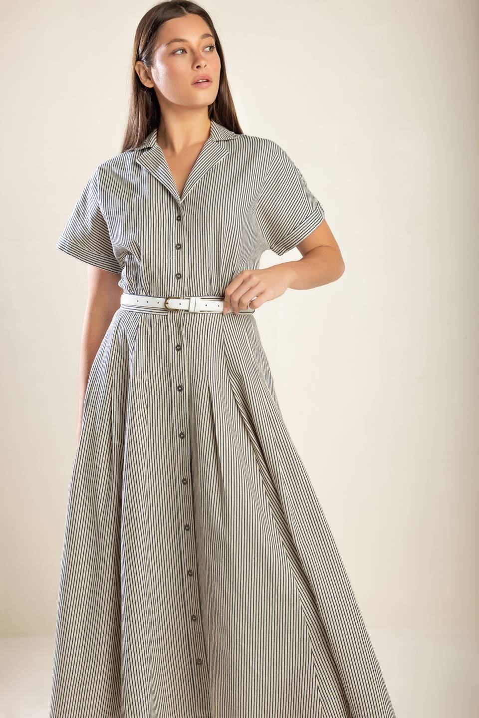 TIME TO EVOLVE WOVEN MIDI DRESS Flying Tomato