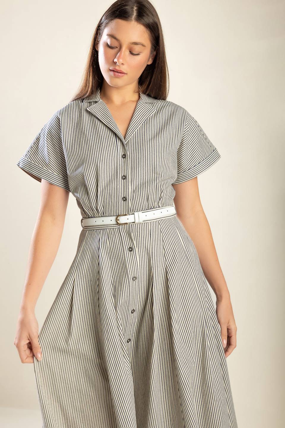 TIME TO EVOLVE WOVEN MIDI DRESS Flying Tomato