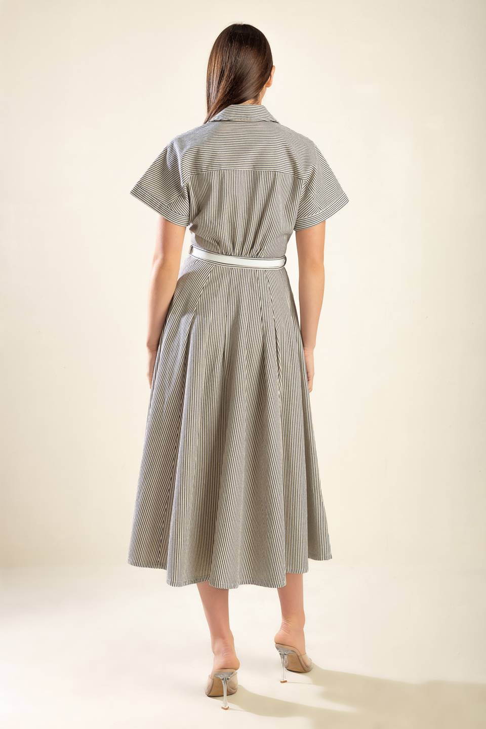 TIME TO EVOLVE WOVEN MIDI DRESS Flying Tomato