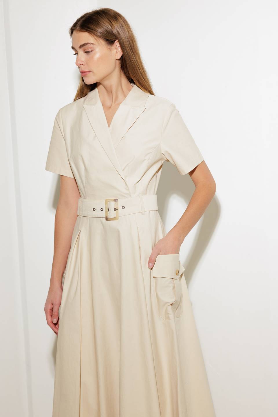 LOST IN THE STARS WOVEN MIDI DRESS Flying Tomato