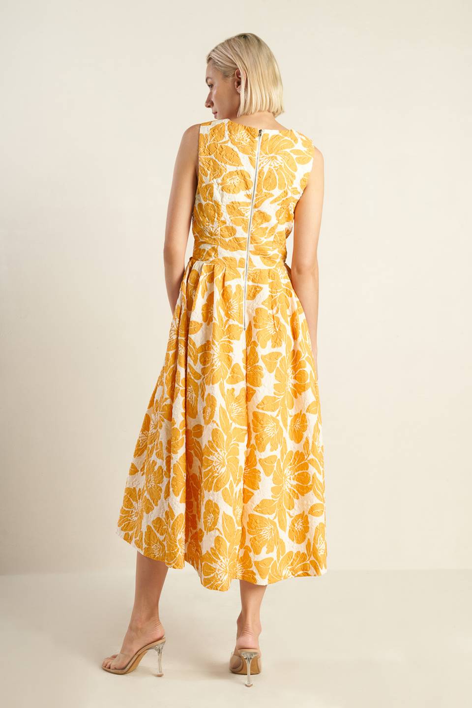 STARDUST STARLIGHT WOVEN MIDI DRESS Flying Tomato