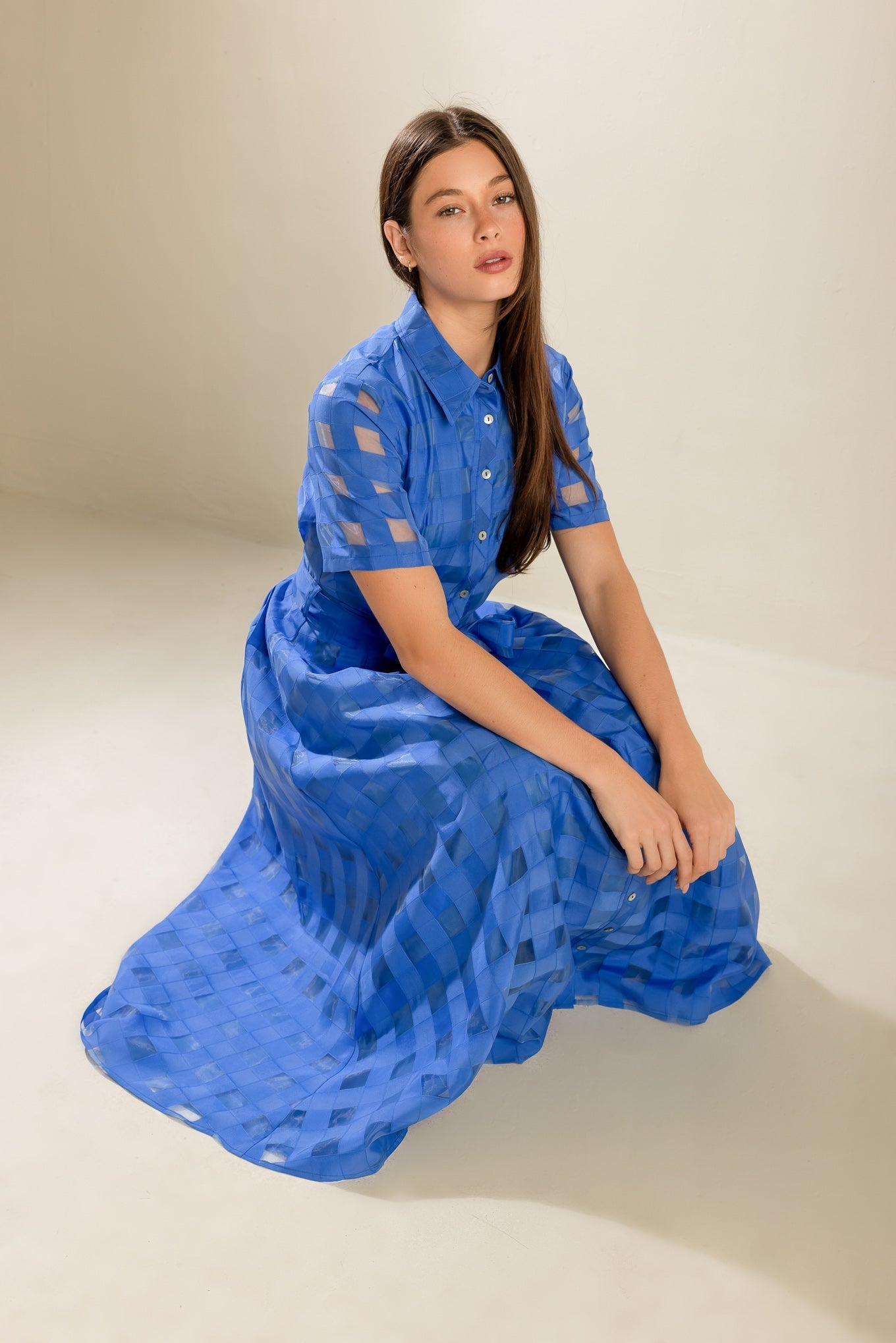 MY LOVE LANGUAGE WOVEN MIDI DRESS Flying Tomato