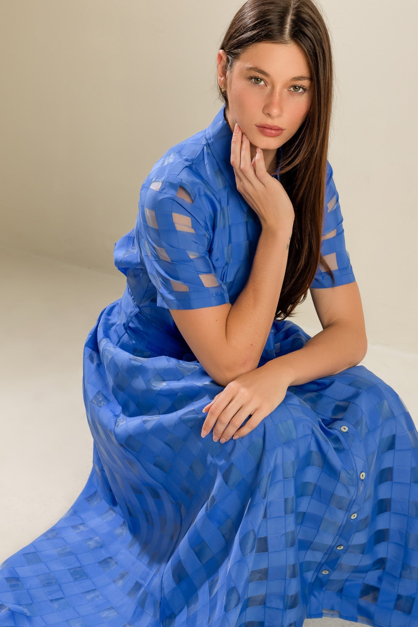 MY LOVE LANGUAGE WOVEN MIDI DRESS Flying Tomato