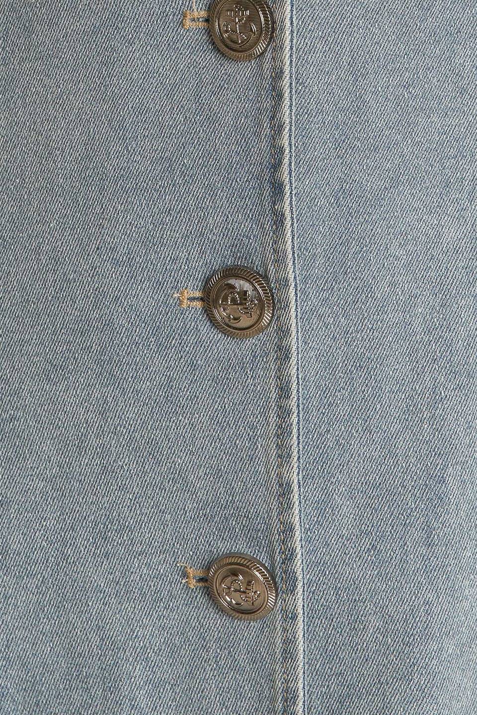 NAUTICAL & NICE DENIM MIDI DRESS Flying Tomato