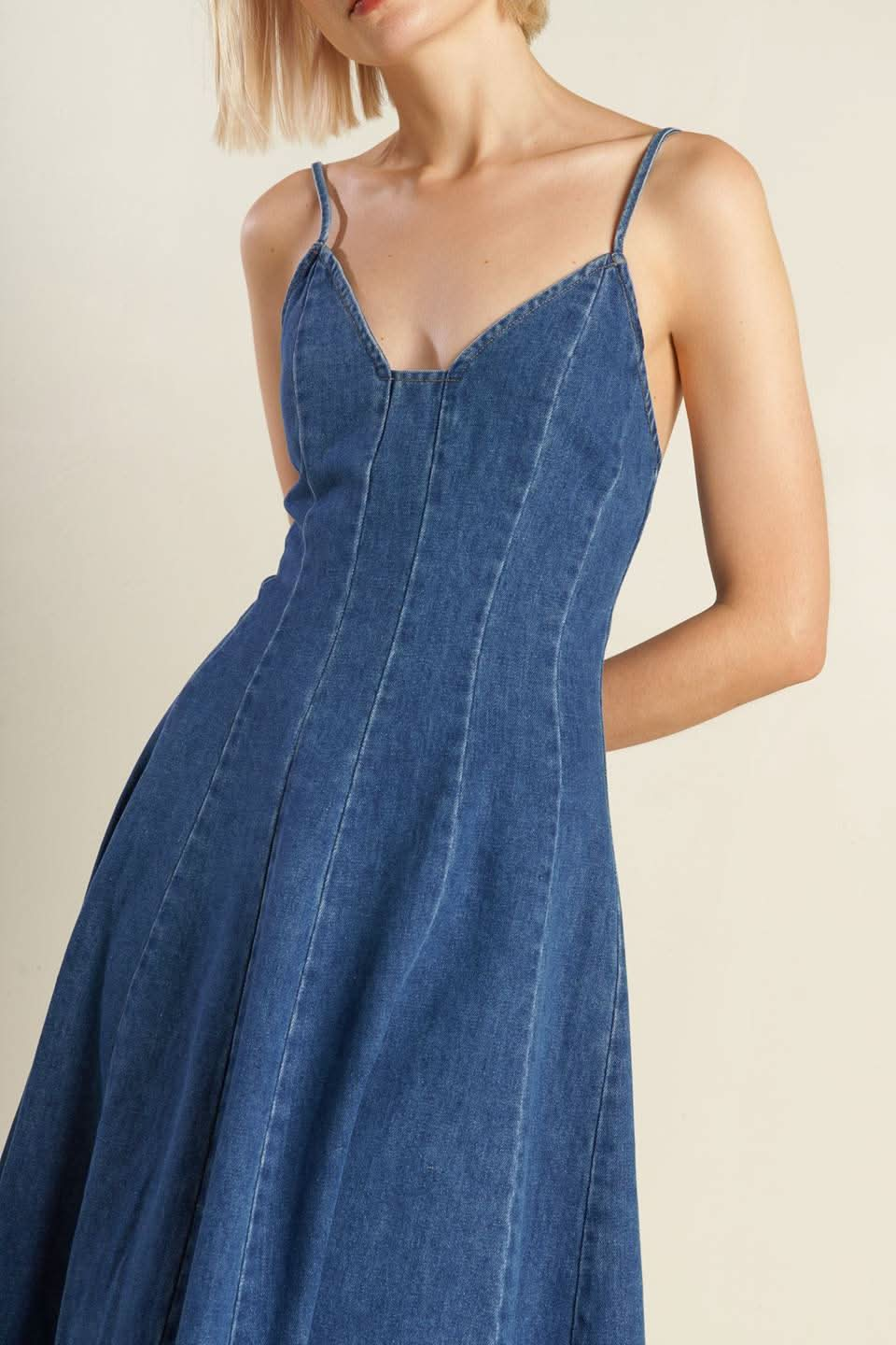 DENIM DREAMS ROSEWOOD DRESS