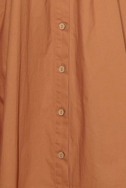 SOAK IN THE SUNSET WOVEN MIDI DRESS