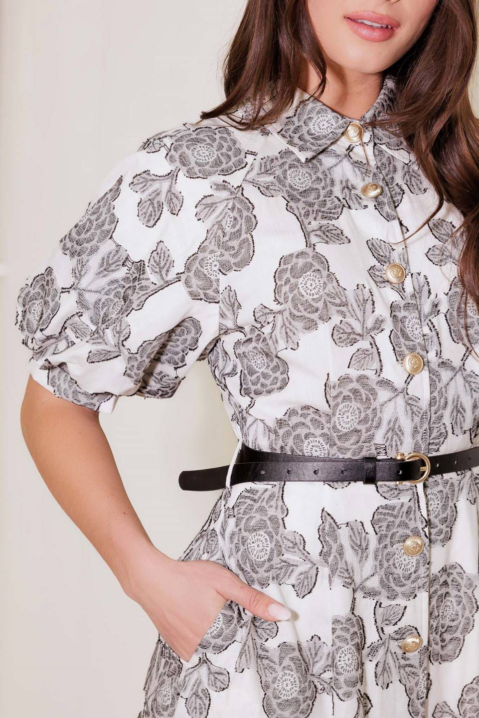 TIME AFTER TIME WOVEN MIDI DRESS Flying Tomato