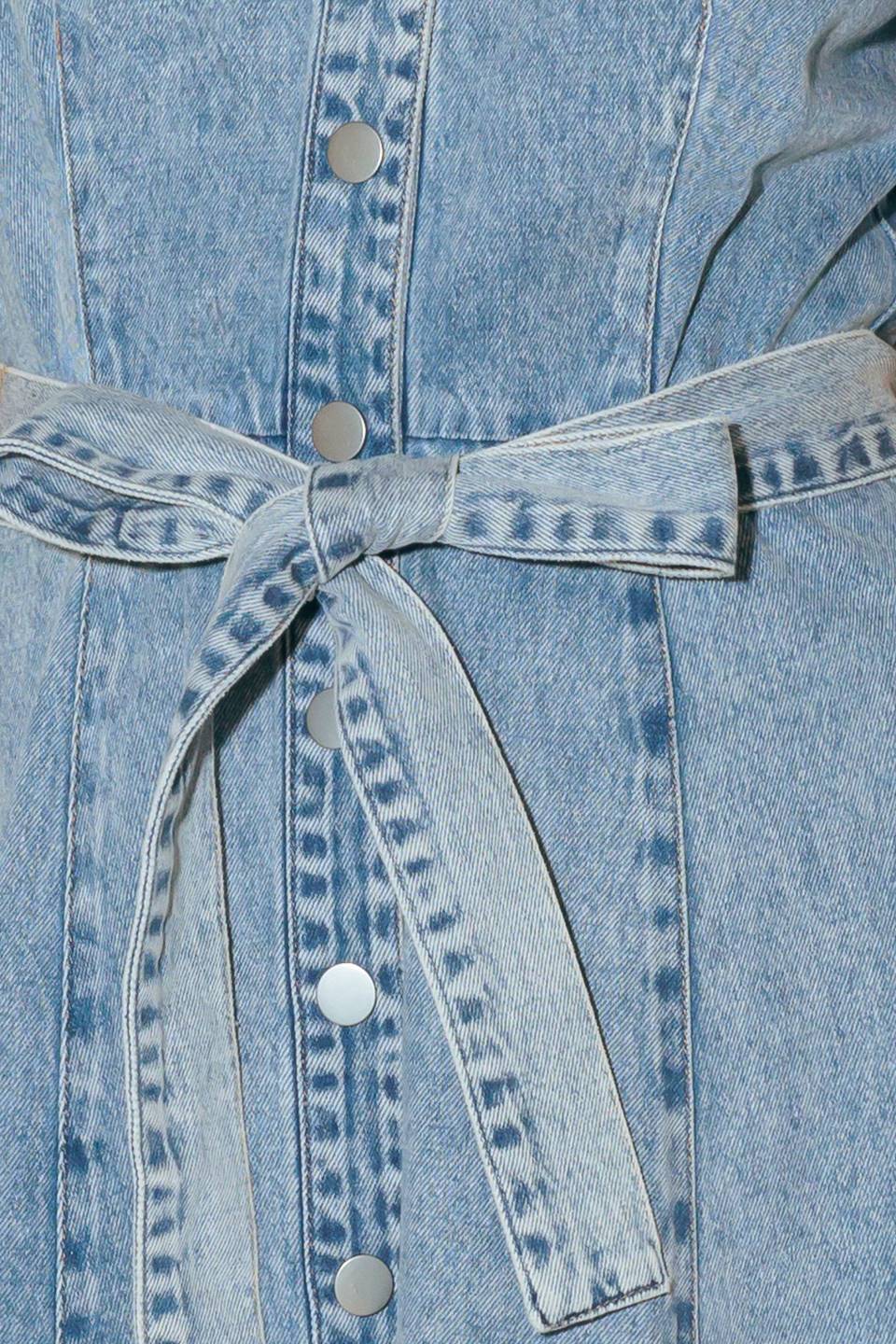 BAREFORM LIGHT DENIM MIDI DRESS Flying Tomato