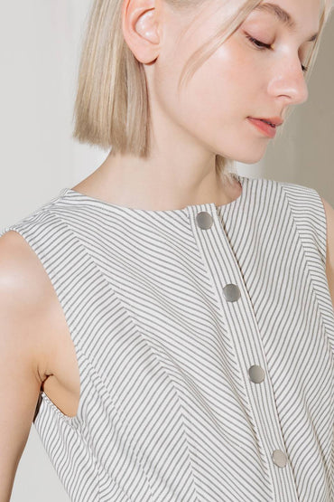 DELICATELY DARING WOVEN MIDI DRESS