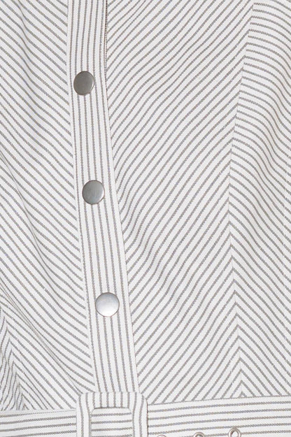 DELICATELY DARING WOVEN MIDI DRESS