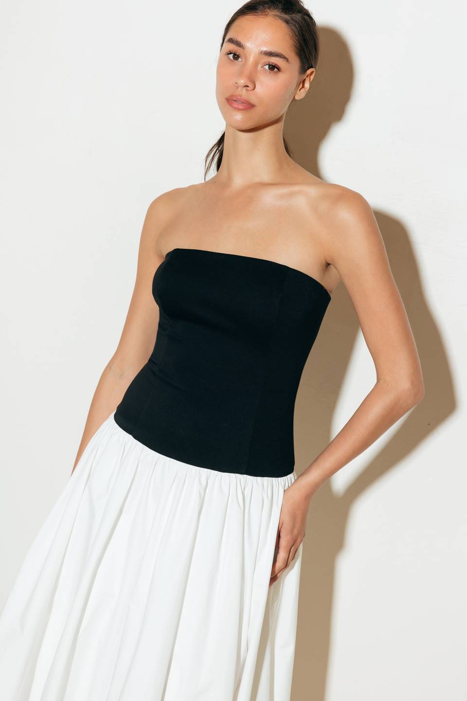 SHIFT STUDIO SOLID MIDI DRESS Flying Tomato