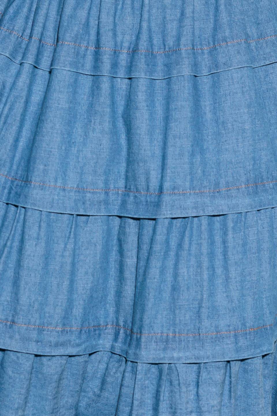 ETERNAL DESIRE DENIM MIDI DRESS Flying Tomato