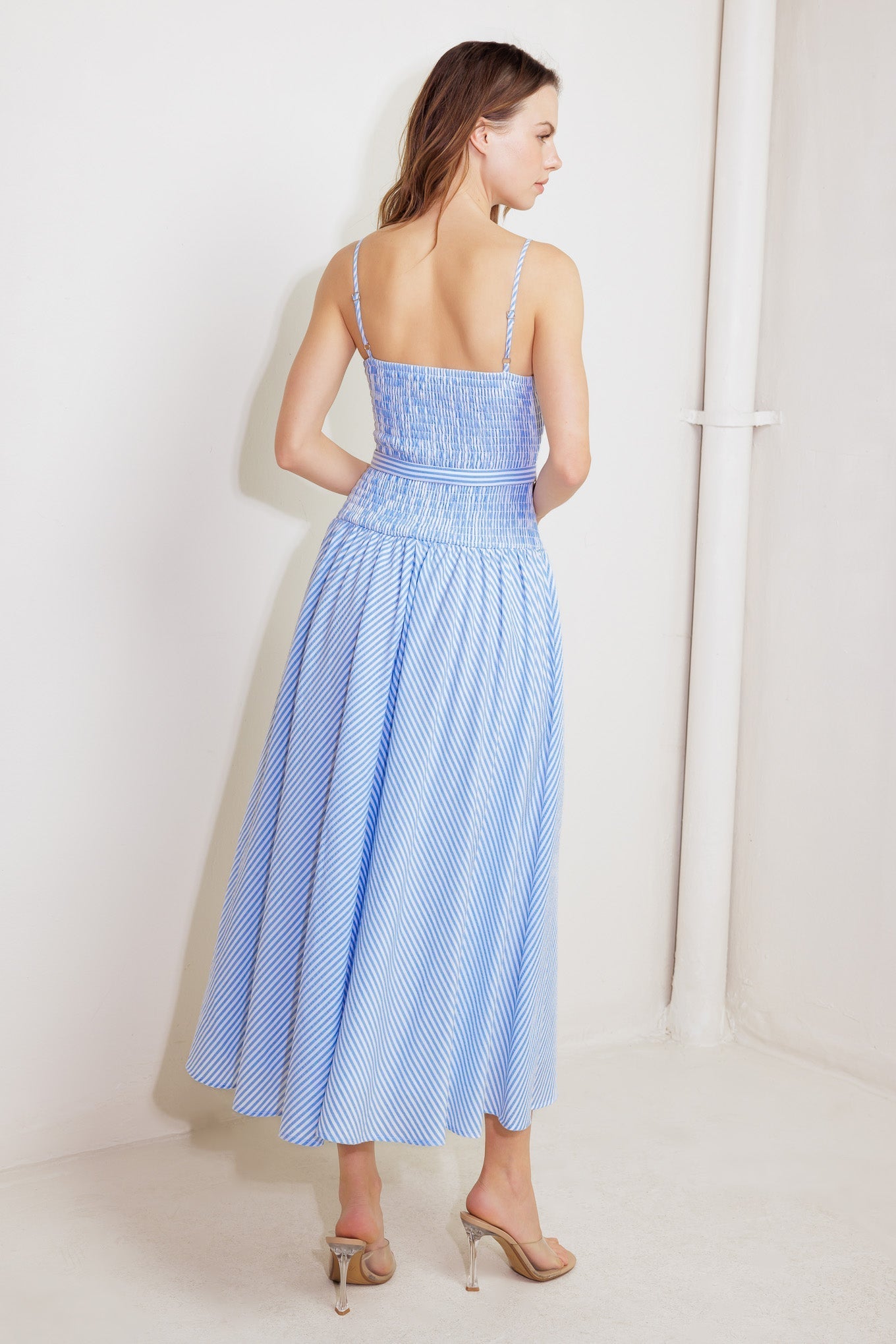 CITY BREEZE WOVEN MIDI DRESS Flying Tomato