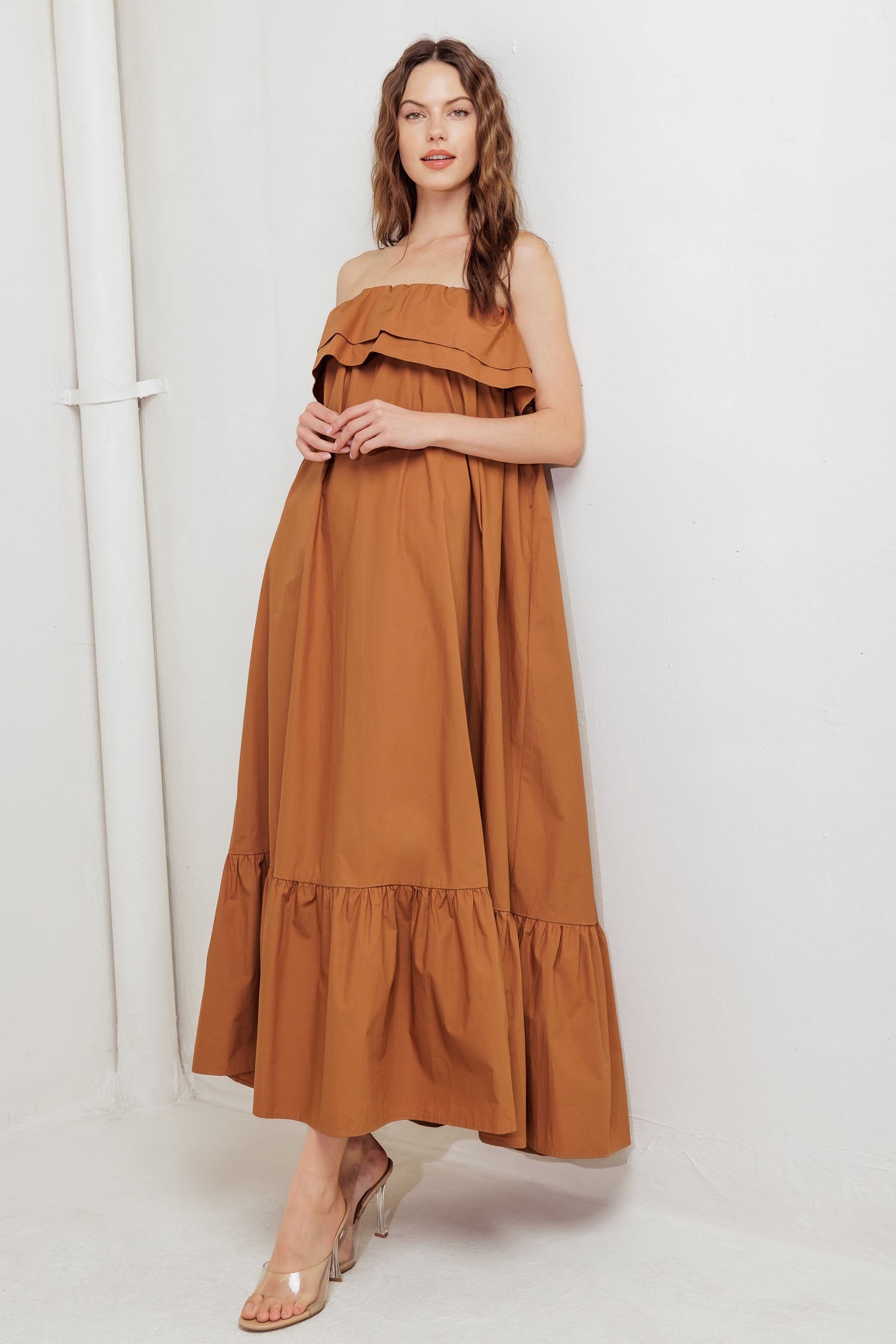 MILK & HONEY WOVEN MIDI DRESS Flying Tomato