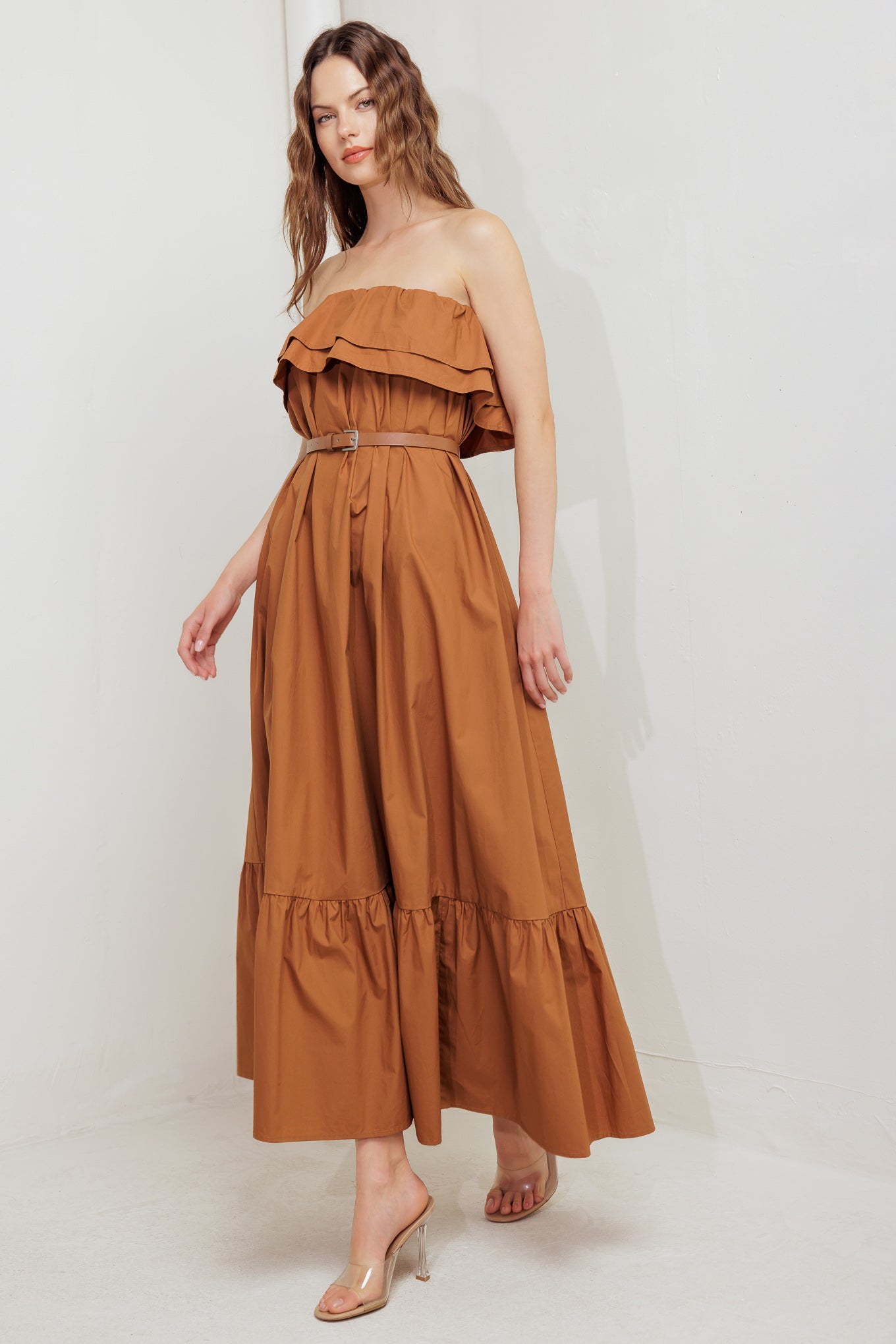 MILK & HONEY WOVEN MIDI DRESS Flying Tomato