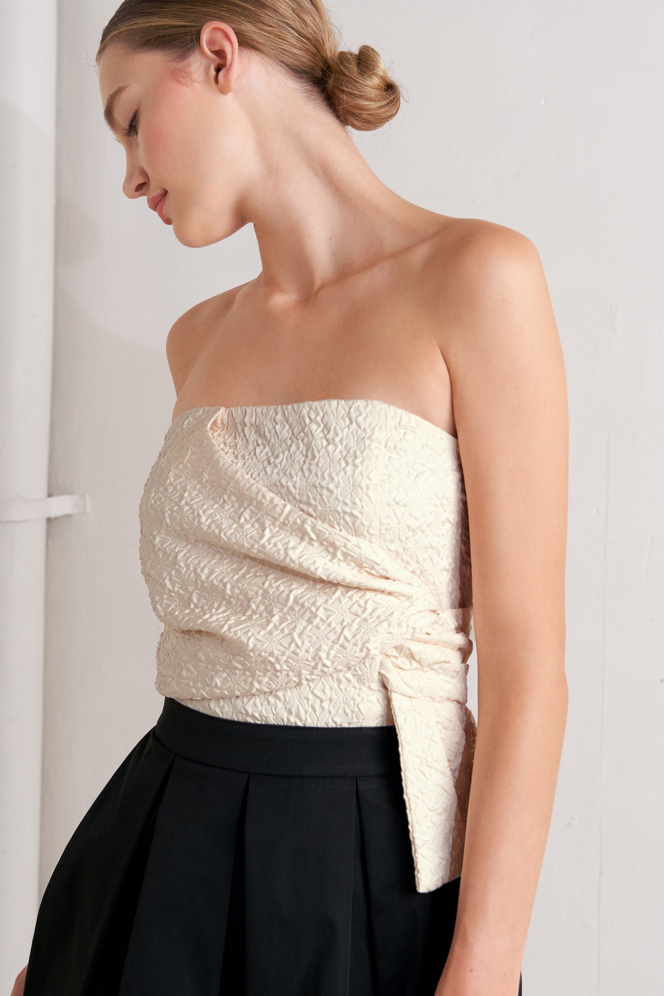 MONO BALLET WOVEN MIDI DRESS Flying Tomato