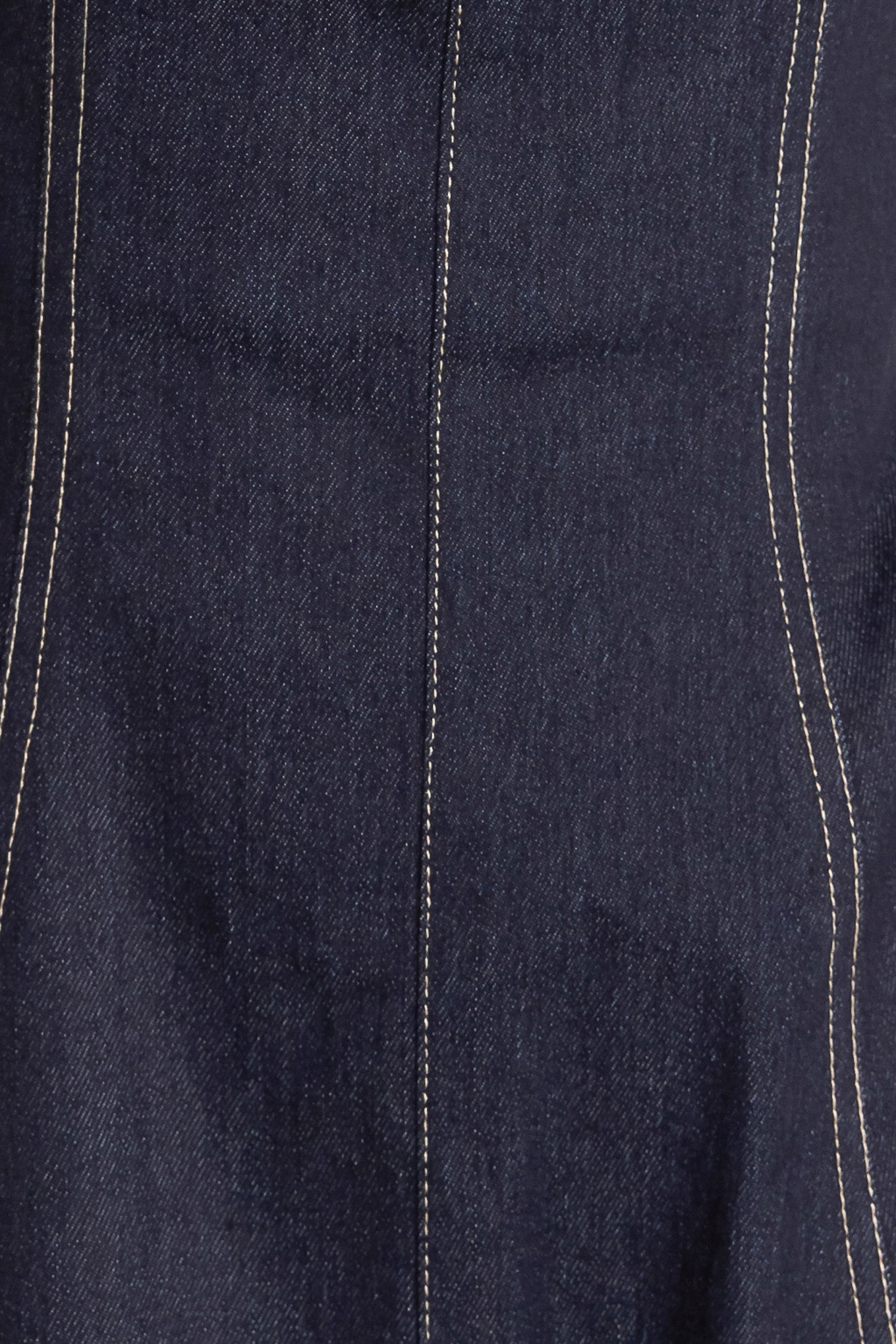 RAW ELEGANCE DENIM MIDI DRESS Flying Tomato