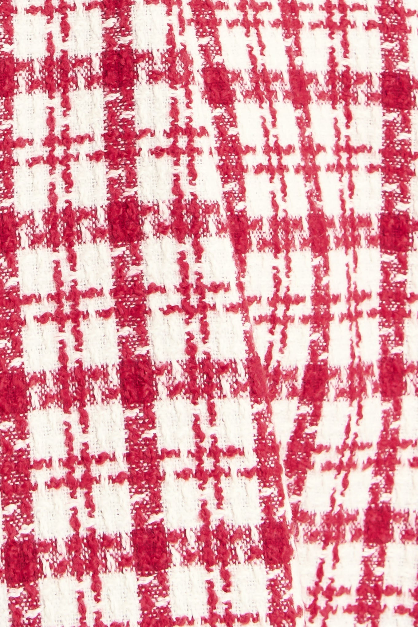 CHERRY CHECK TWEED MINI DRESS Flying Tomato