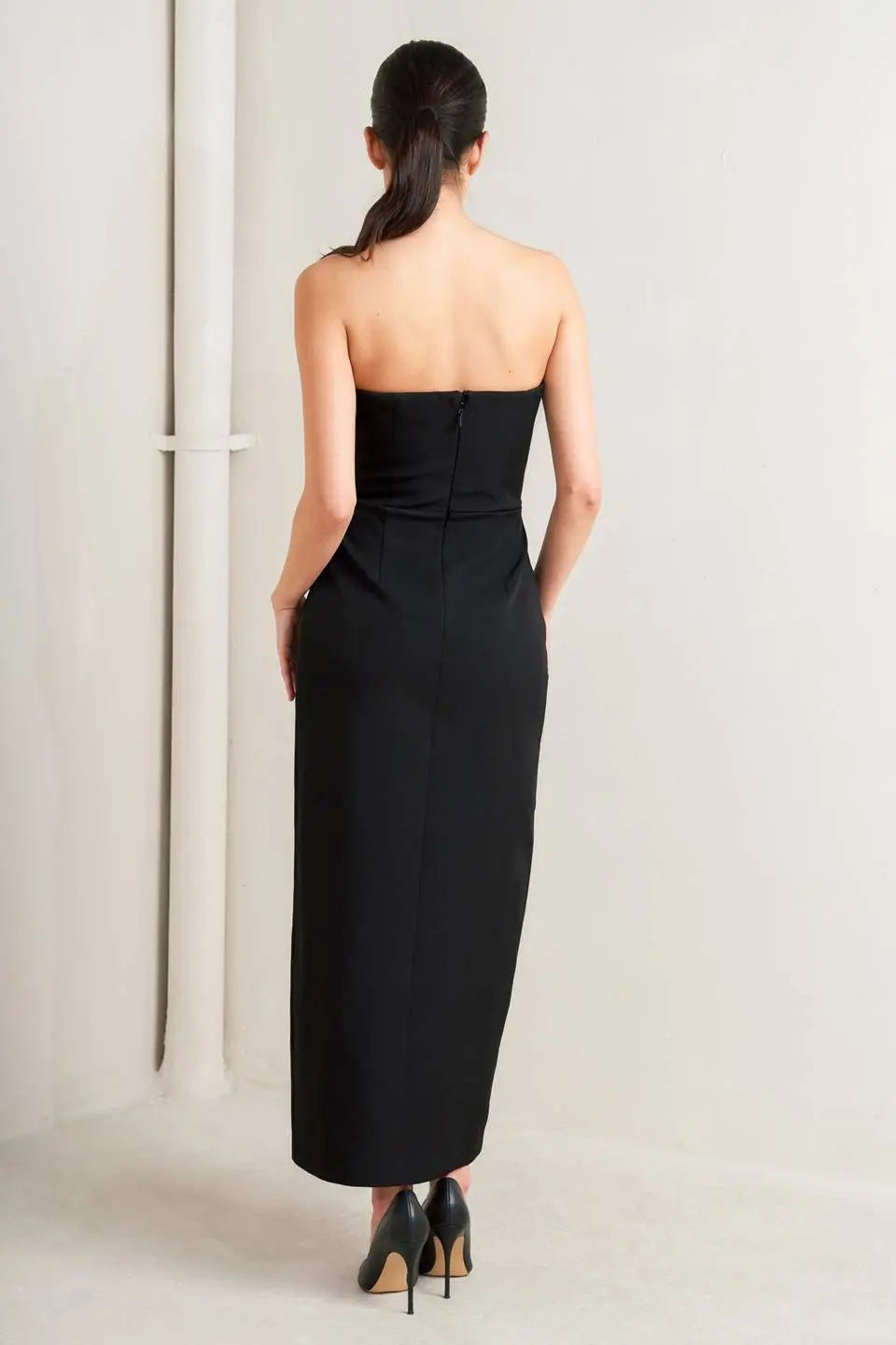 SECRET MOMENT WOVEN MIDI DRESS Flying Tomato