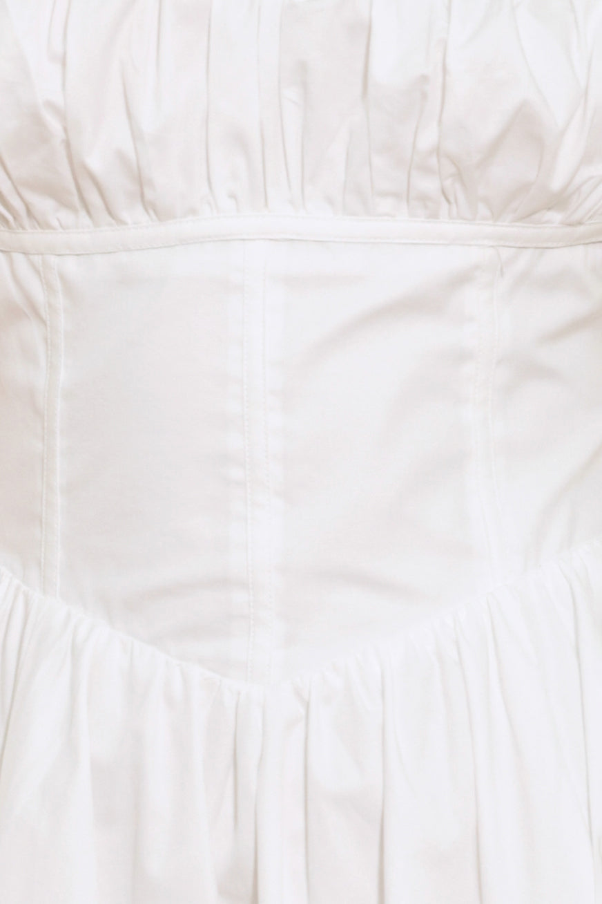 SWEETHEART SERENADE WOVEN MIDI DRESS Flying Tomato