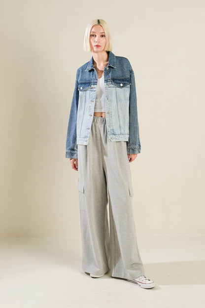 A BAR SONG DENIM JACKET denim - Apparel & Accessories > Clothing > Outerwear