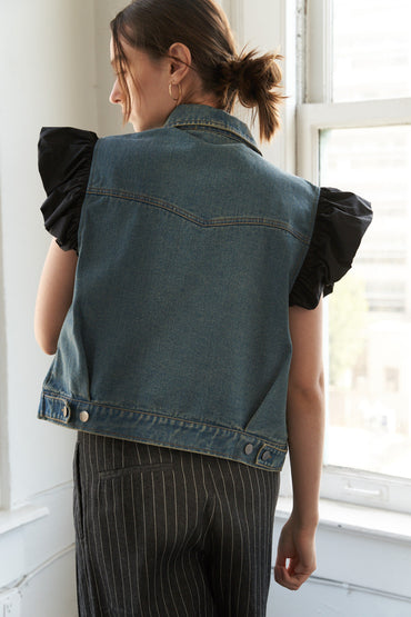 AUTHENTIC MOMENTS DENIM VEST