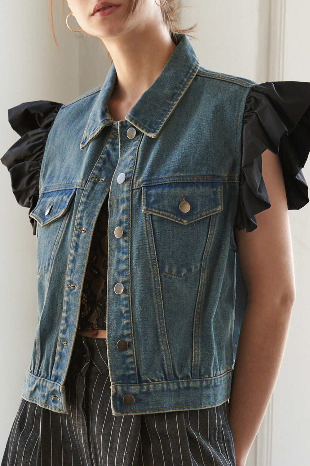 AUTHENTIC MOMENTS DENIM VEST Flying Tomato