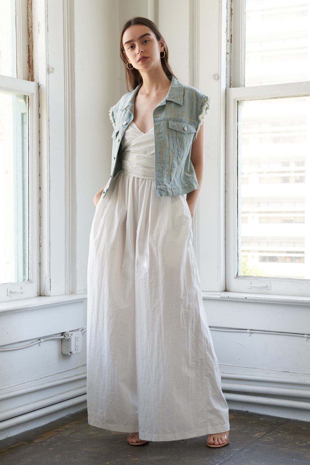 BLESSED LIFT DENIM VEST Flying Tomato