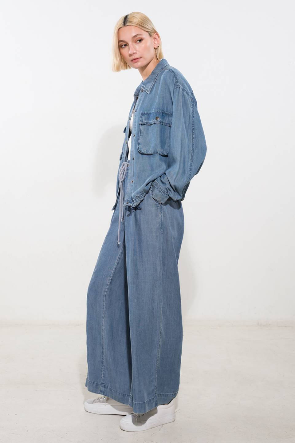 ACTIVE VIBE TENCEL DENIM JACKET Flying Tomato