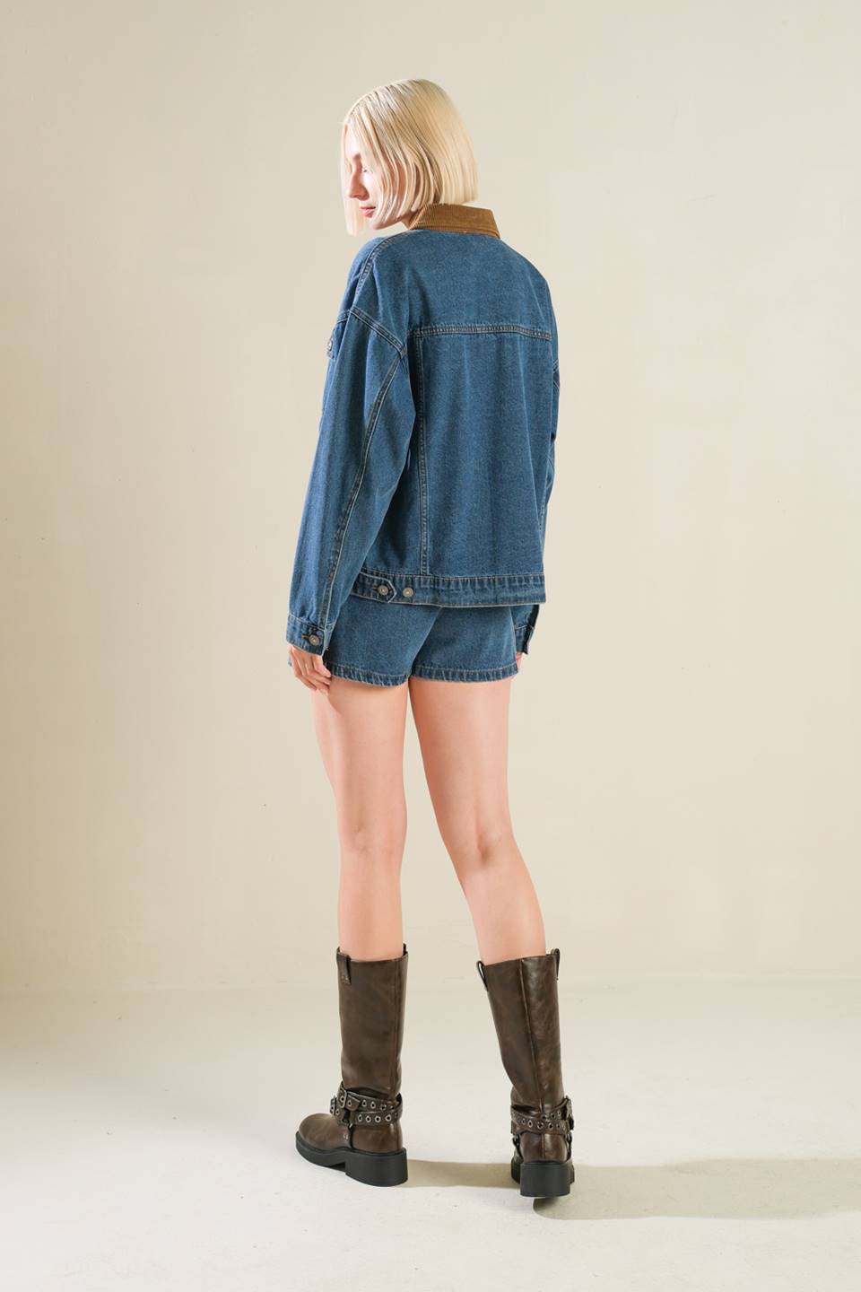 LIVIN' MY BEST LIFE DENIM JACKET Flying Tomato