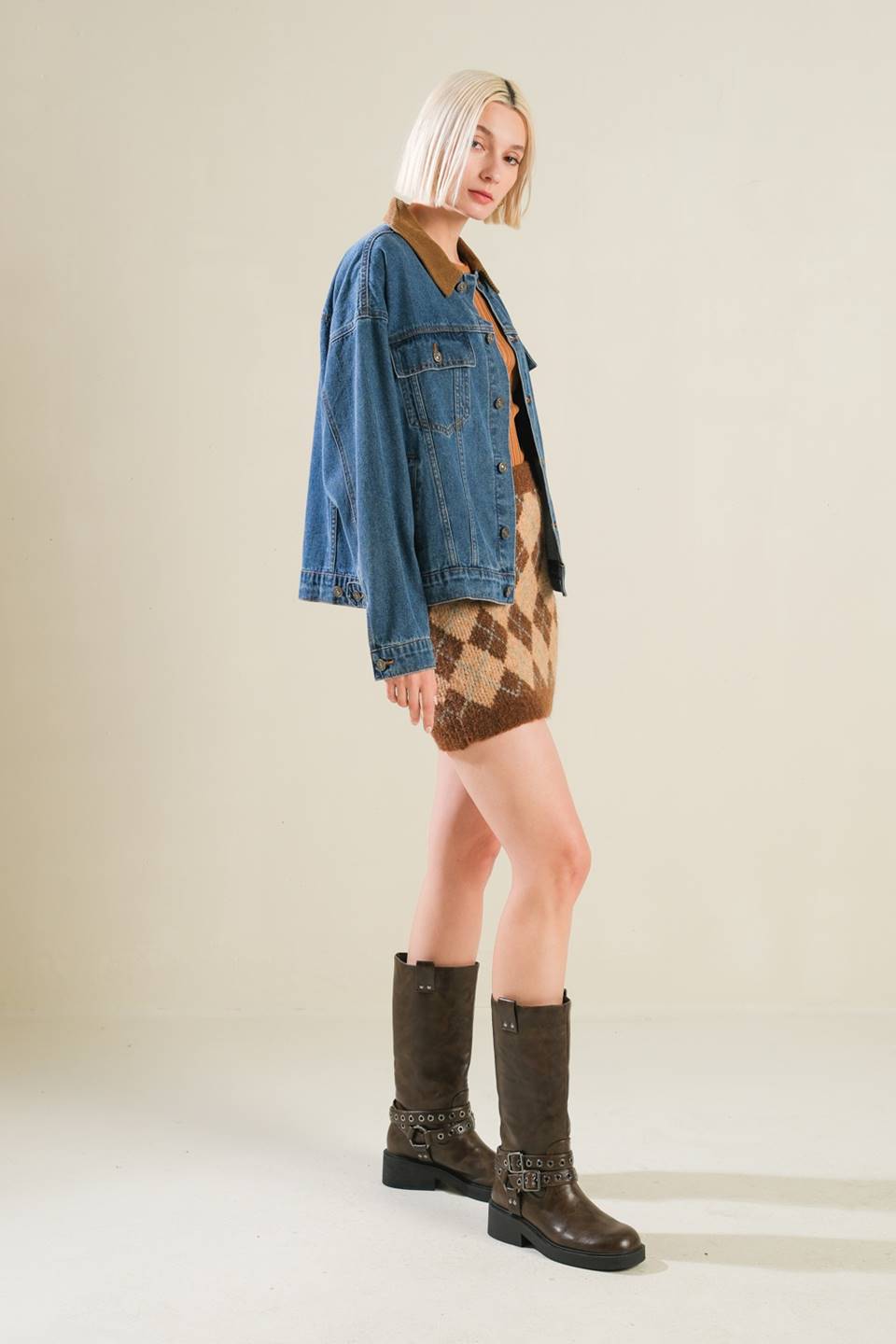 LIVIN' MY BEST LIFE DENIM JACKET Flying Tomato