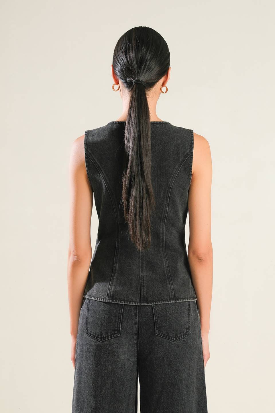 MYSTIC SANDS DENIM VEST Flying Tomato