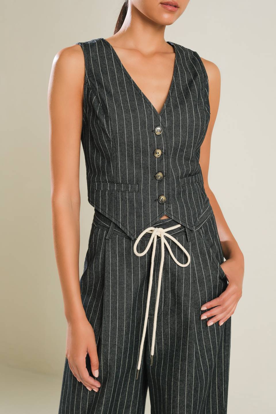 HAZY DAYS DENIM VEST Flying Tomato