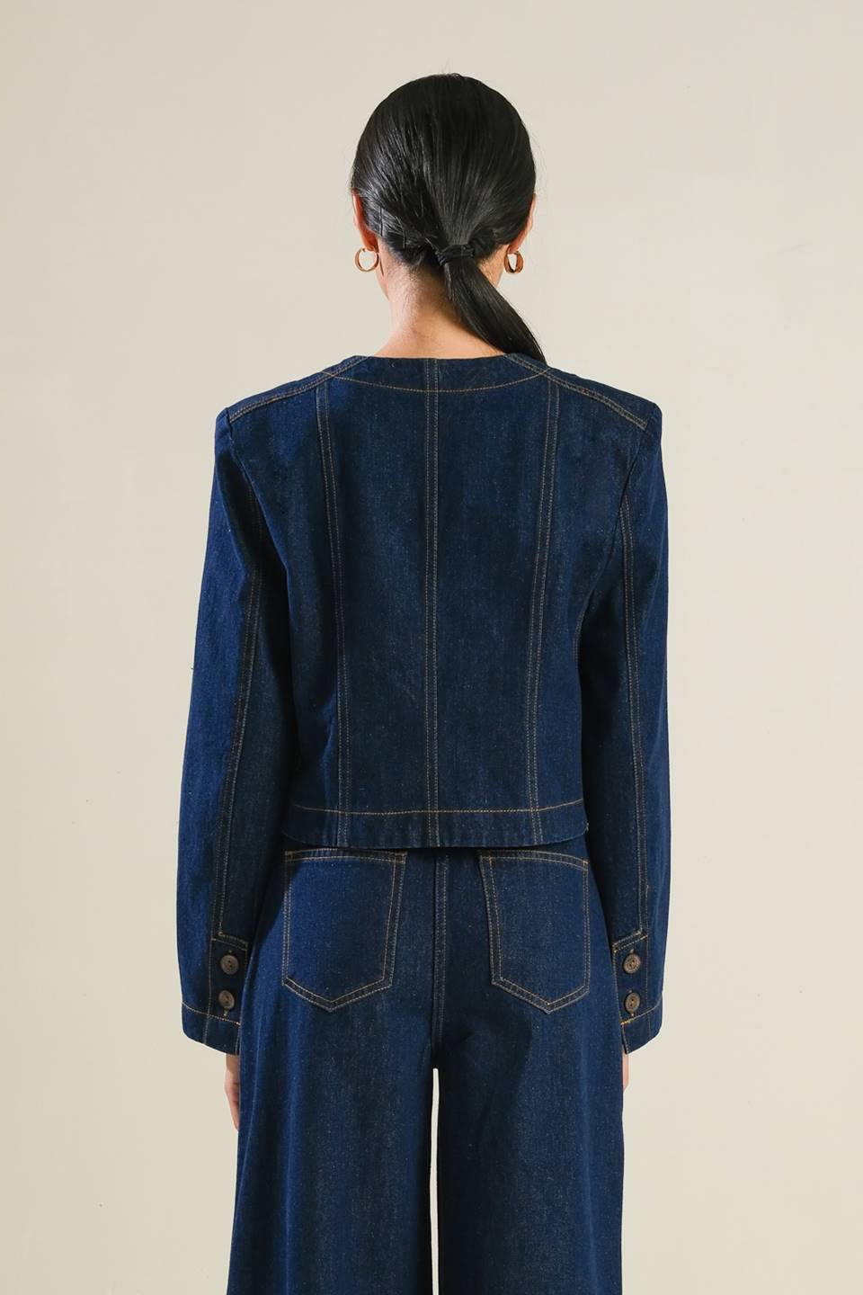 CRISP CANVAS DENIM JACKET Flying Tomato
