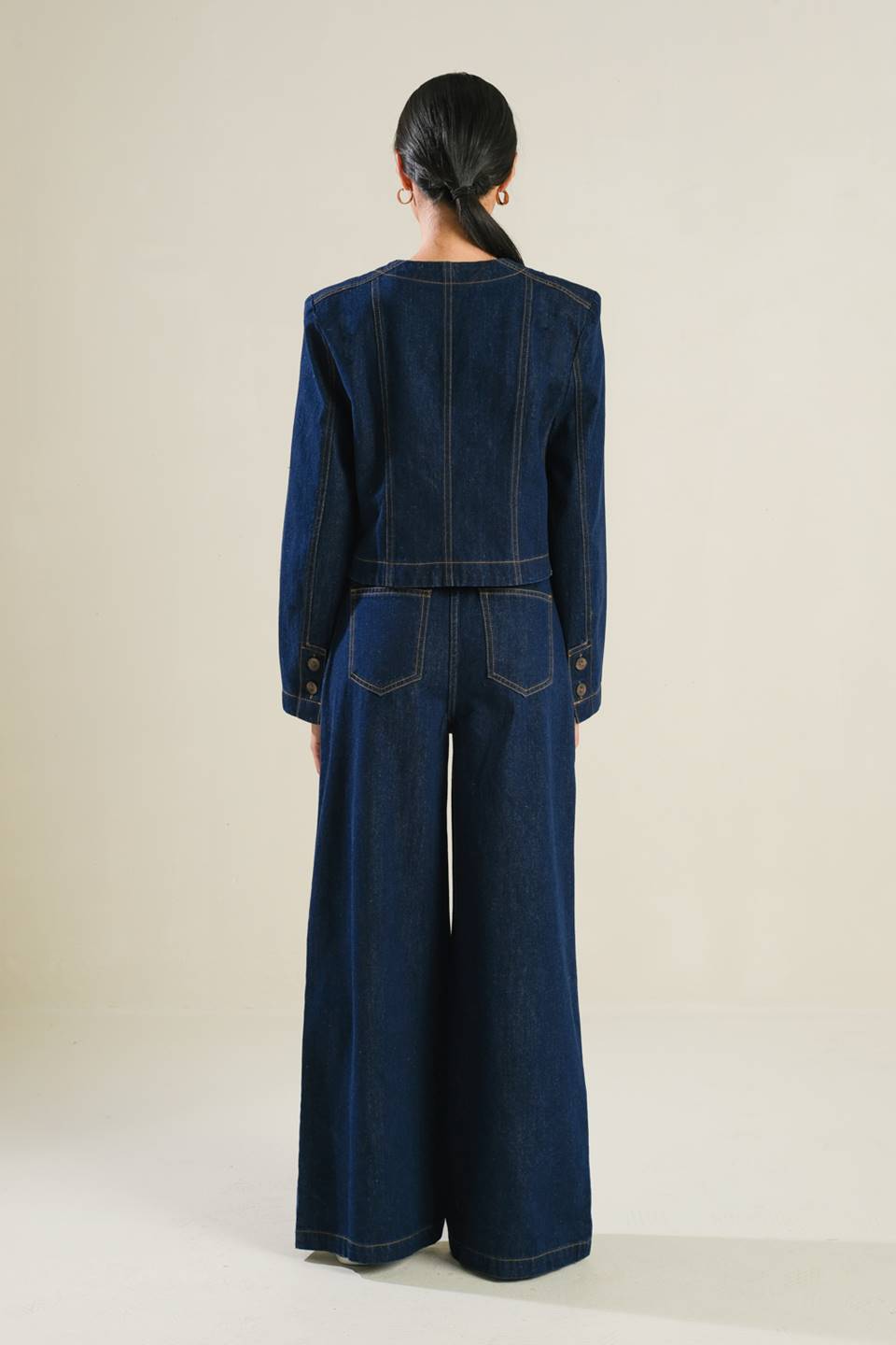 CRISP CANVAS DENIM JACKET Flying Tomato