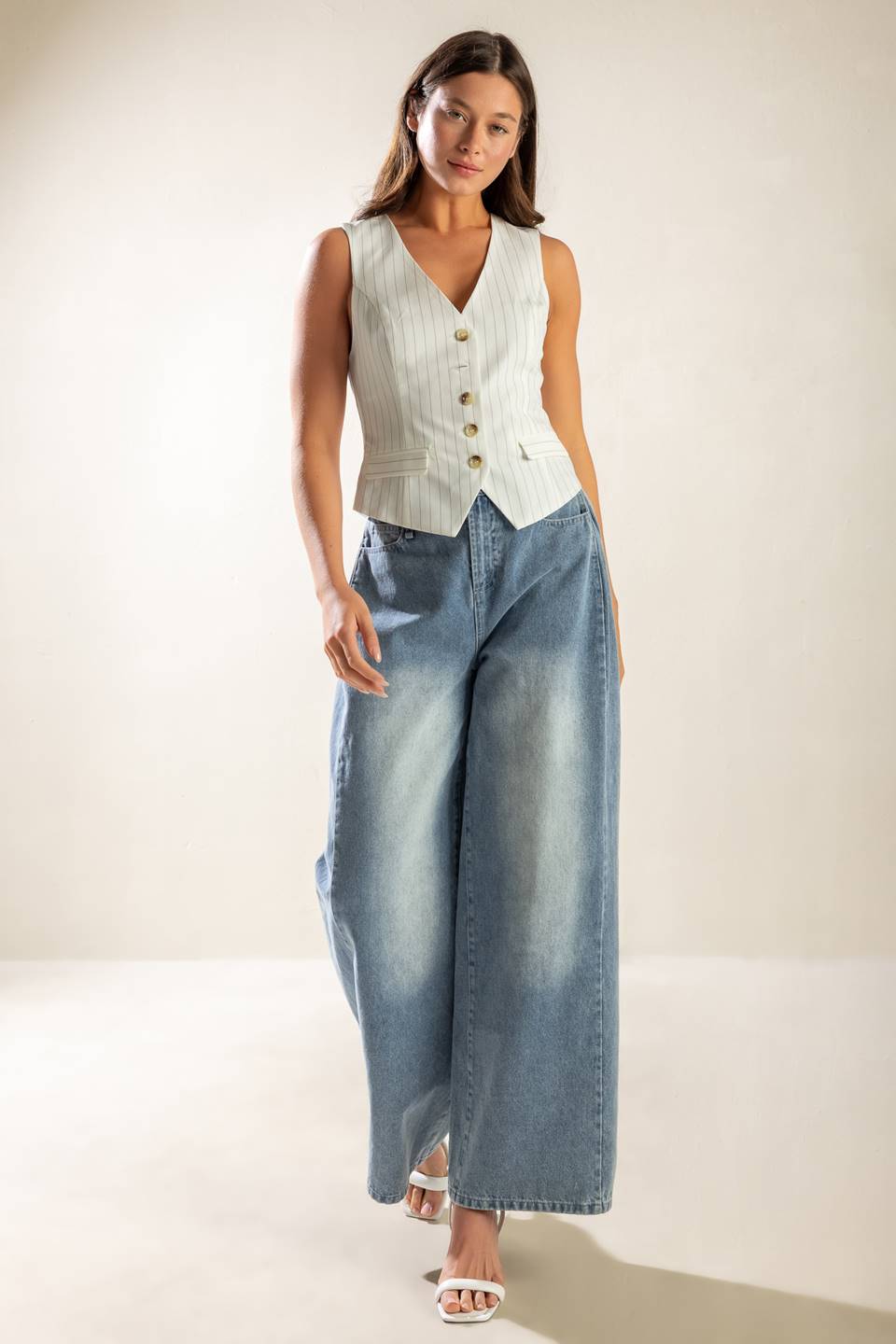 DINNER DATE WOVEN VEST Flying Tomato