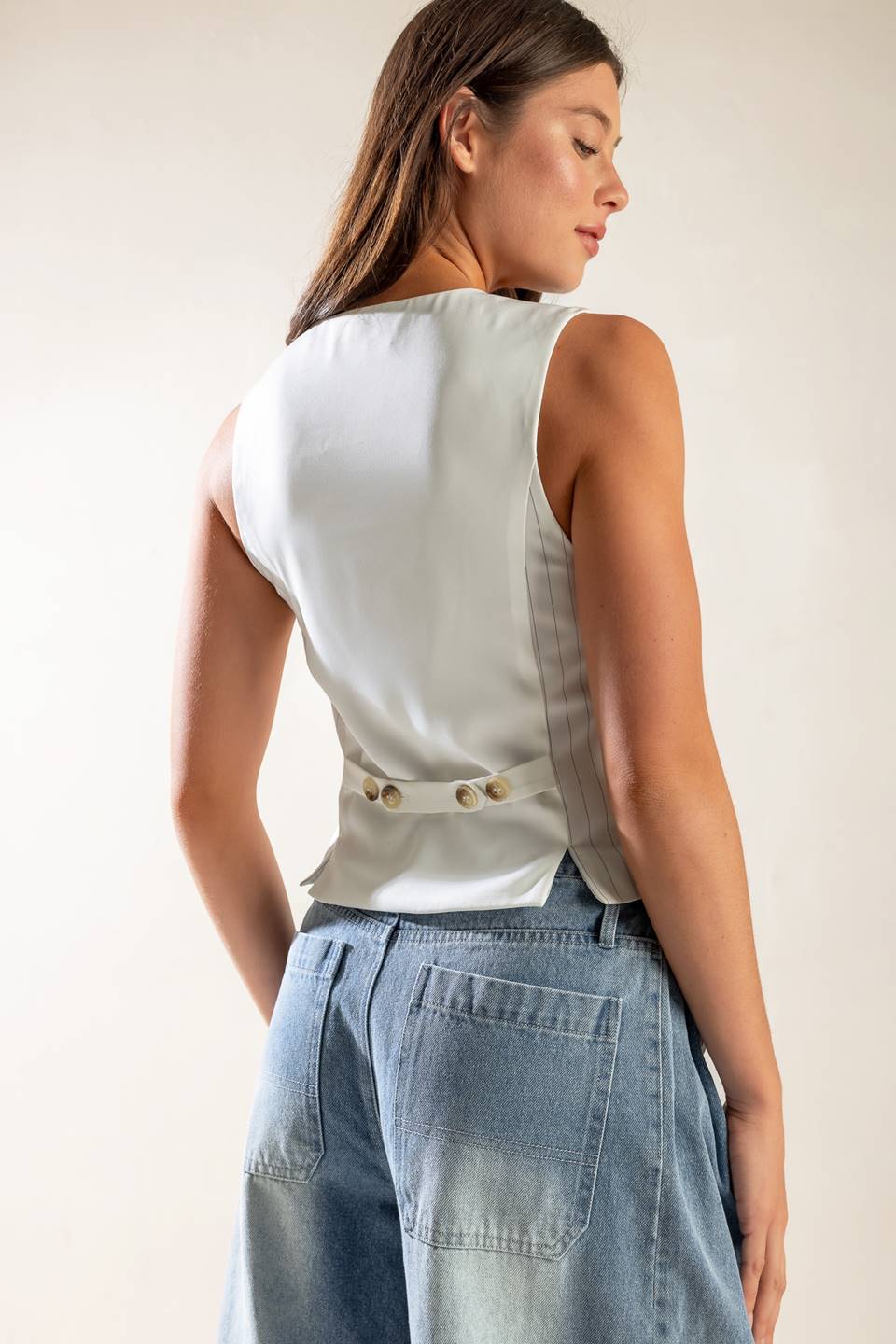 DINNER DATE WOVEN VEST Flying Tomato