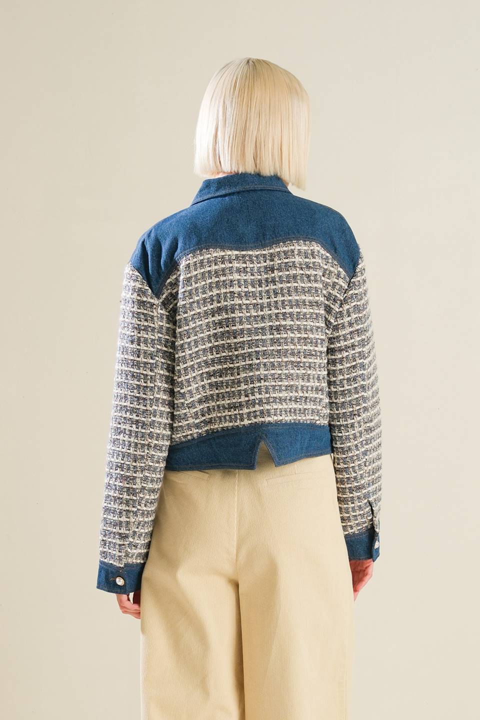 BETTER DAYS TWEED DENIM JACKET Flying Tomato