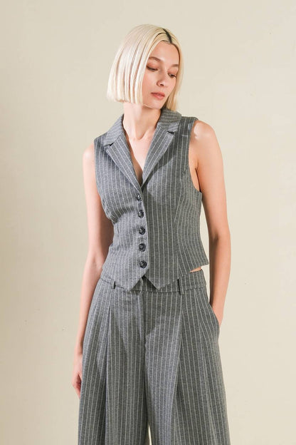 WANNA BE LOVED WOVEN VEST