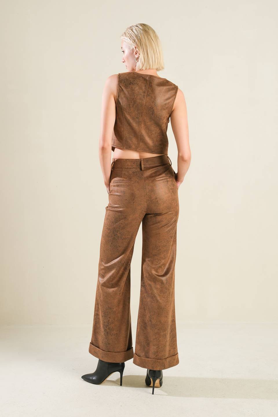 A GIFT FROM LOVE LEATHER VEST Flying Tomato