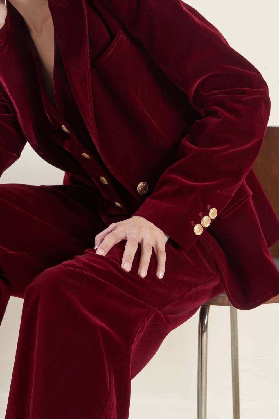 COY CHARM VELVET BLAZER Flying Tomato