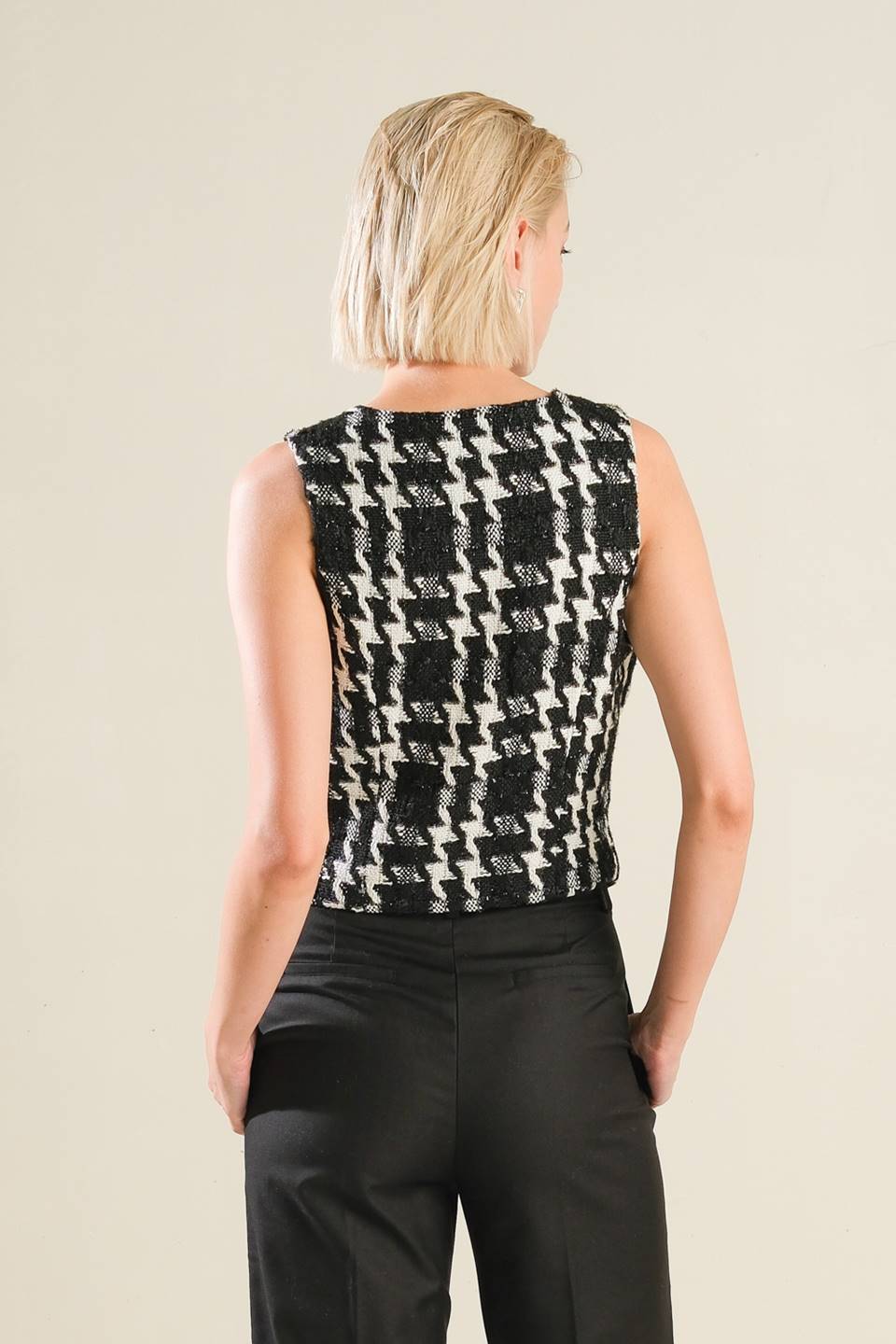 WHEN I'M WITH YOU TWEED VEST Flying Tomato