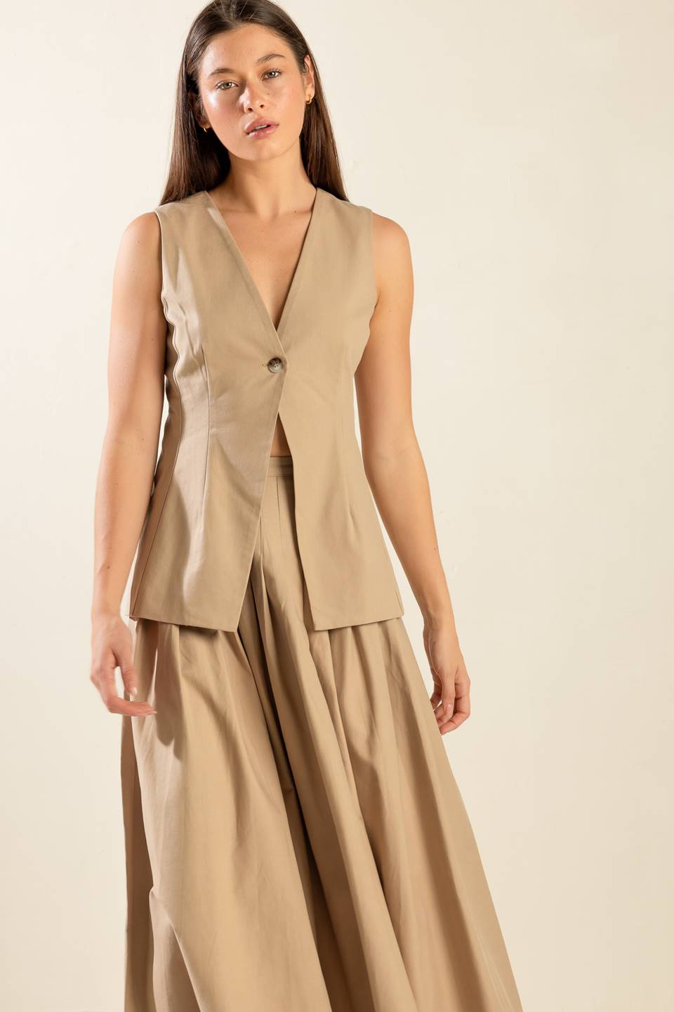 FLEETING FAUNA WOVEN VEST Flying Tomato