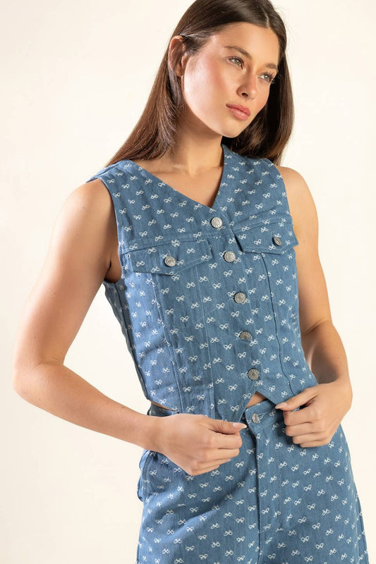 MIMOSA MORNING WOVEN VEST Flying Tomato