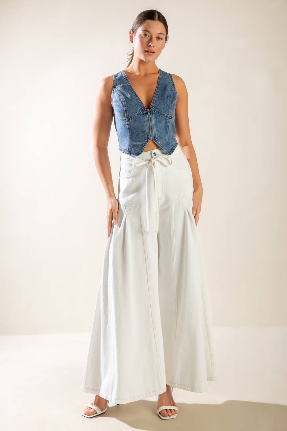 PICTURE PERFECT DENIM VEST Flying Tomato