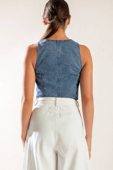 PICTURE PERFECT DENIM VEST