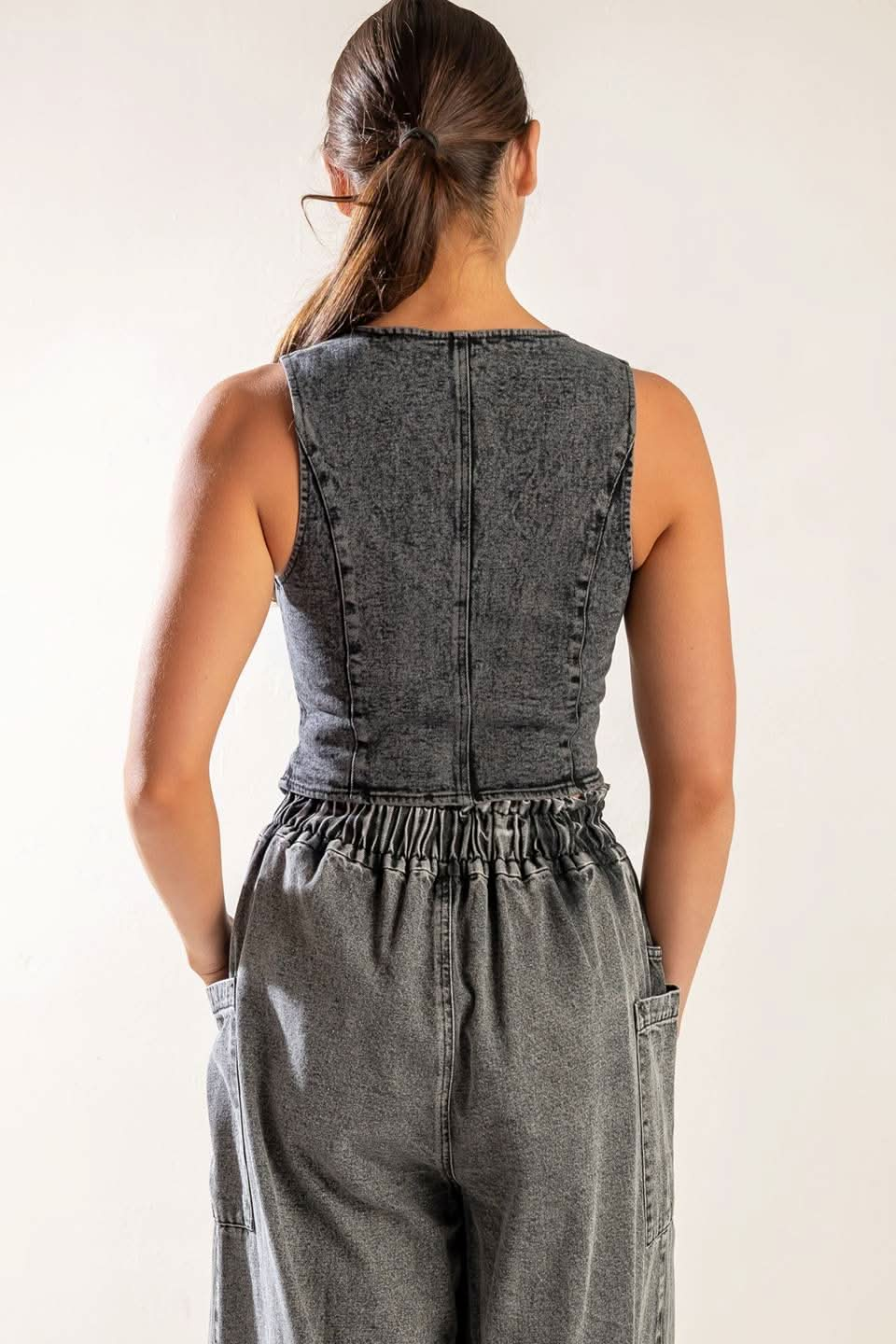 EXPLORING THE CITY DENIM VEST