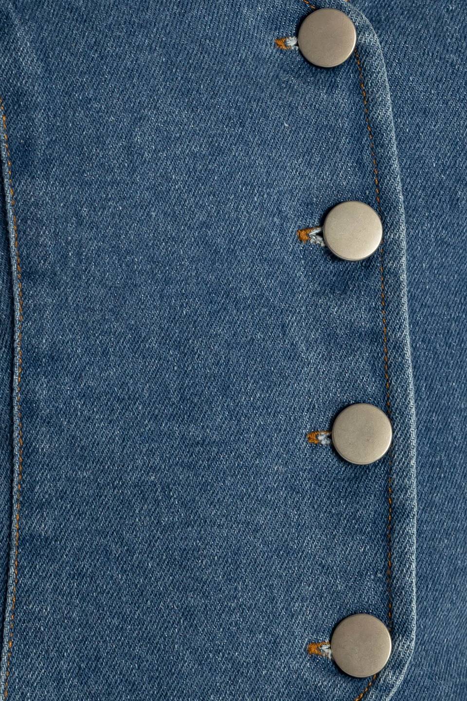 ISLAND DAYDREAMS DENIM VEST Flying Tomato